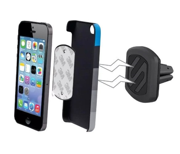 Scosche MagicMount Vent Universal Magnetic Car Vent Mount for Mobile Devices, Black
