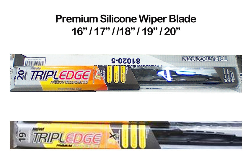 TriplEdge Premium Silicone Wiper Blade - 20,22,28