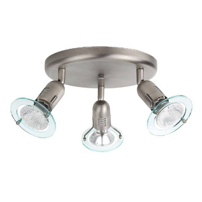 Portfolio 3-Light Flush Mount Ceiling Light – 3.94" Canopy