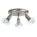 Portfolio 3-Light Flush Mount Ceiling Light – 3.94" Canopy
