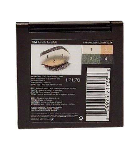Revlon ColorStay Eyeshadow Quad – 584 Surreal Long-Lasting Eye Makeup Palette (4 Shades)