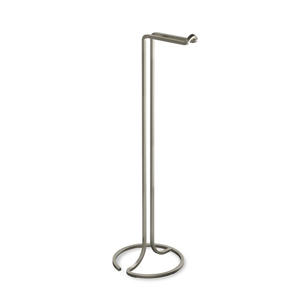 Umbra Squire Toilet Paper Stand – Modern Freestanding Bathroom Tissue Holder (Metal Finish)