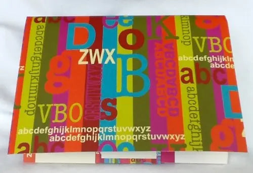 Colorful Alphabet Sticky Notes Set – 4 Sticky Notepads & 4 Page Flag Pads