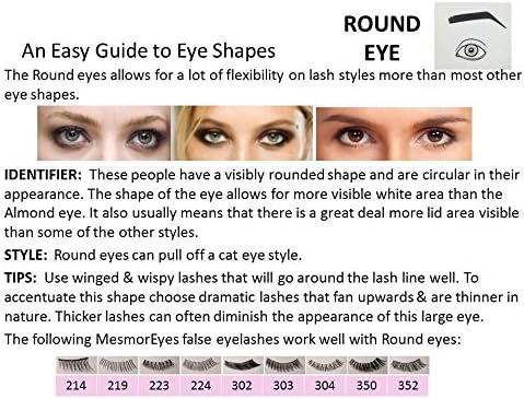 MesmorEyes Full Dramatic False Eyelashes – Style 226 (1 Pair)