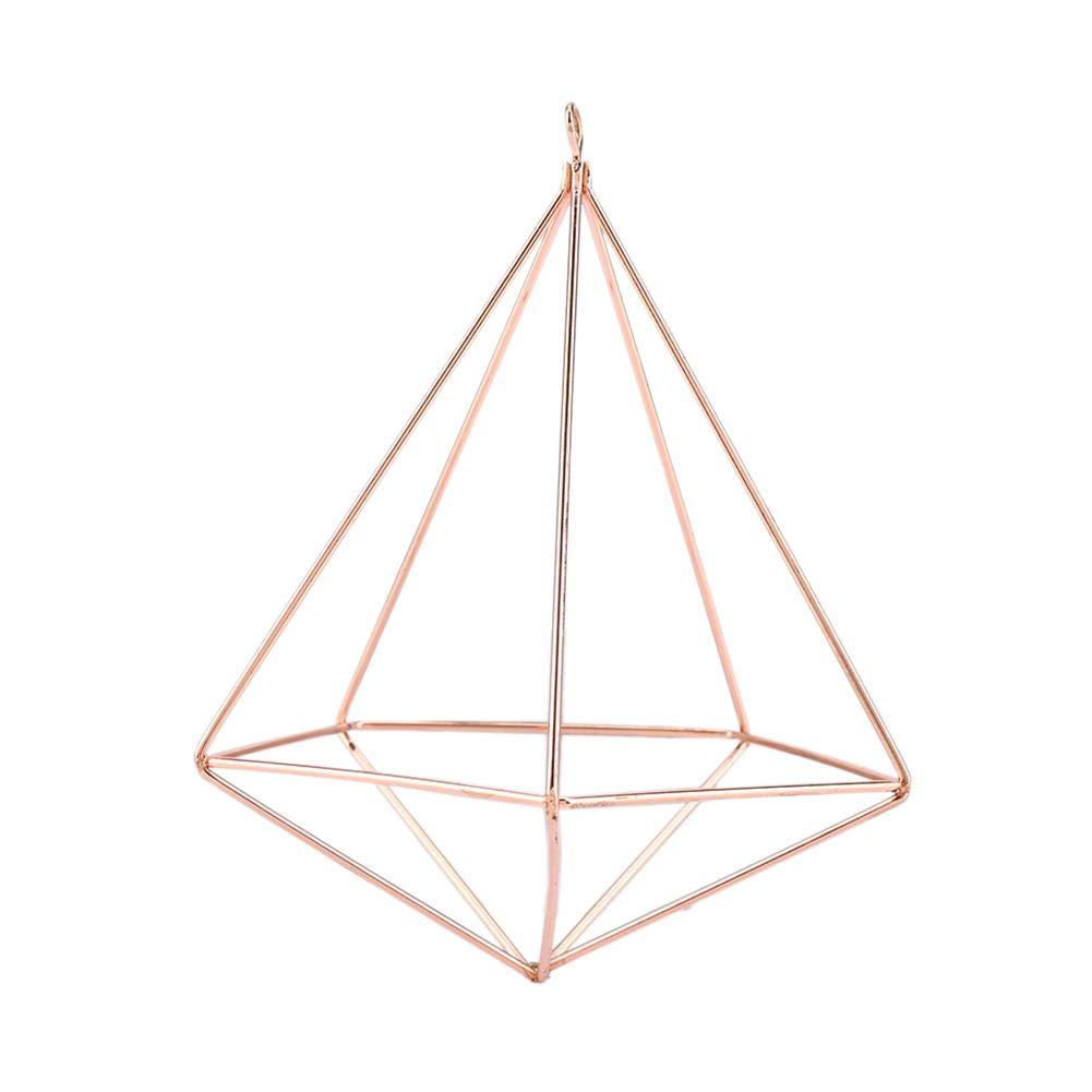 Geometric Metal Hanging Terrarium Frame – Modern Home Décor