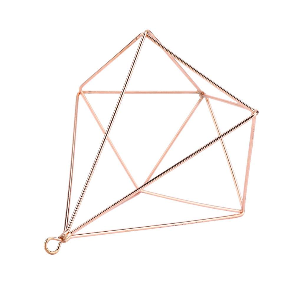 Geometric Metal Hanging Terrarium Frame – Modern Home Décor