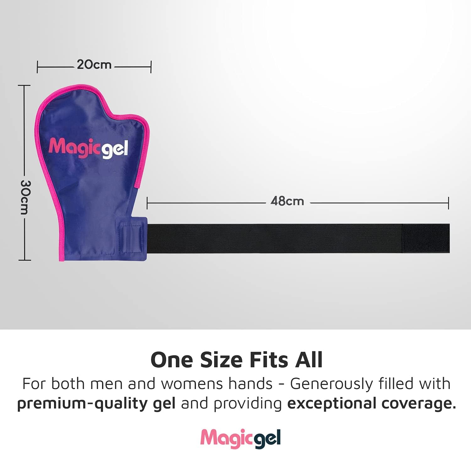 Magic Gel Ice Pack for Hands – Reusable Hot & Cold Therapy Glove for Full Hand & Wrist Relief