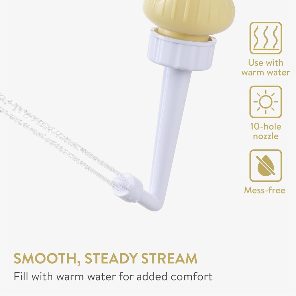 Cynpel Peri Bottle for Postpartum Care & Feminine Hygiene – Portable Bidet for Hemorrhoid Relief, 1 Pack, Yellow