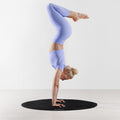 Navaris Round Yoga Mat 120cm – Non-Slip Circular Exercise Mat for Yoga, Pilates, Meditation & Home Workouts