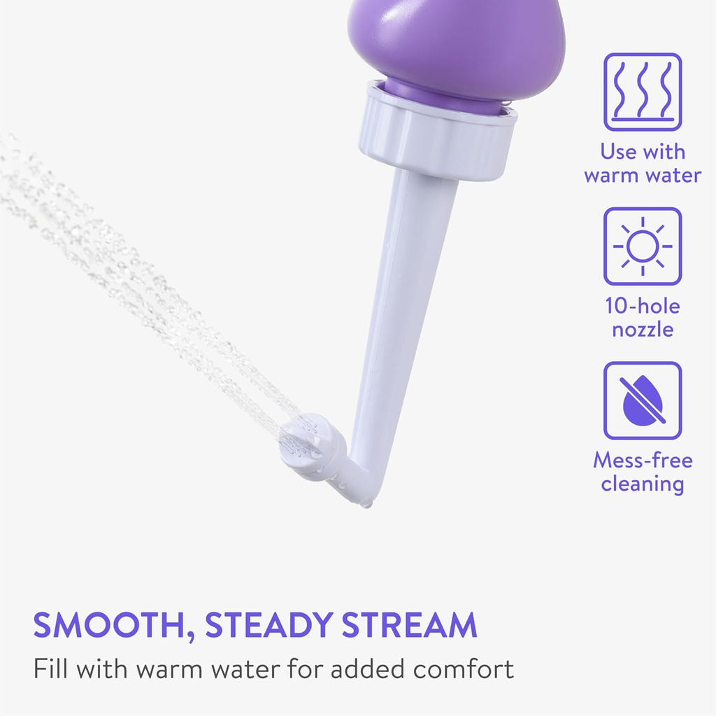 Cynpel Peri Bottle for Postpartum Care & Feminine Hygiene – Portable Bidet for Hemorrhoid Relief, 1 Pack, Purple