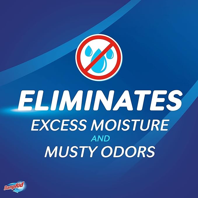 DampRid Moisture Absorber Refill Pack – Fragrance Free, 1.19kg (2 lb 10 oz)