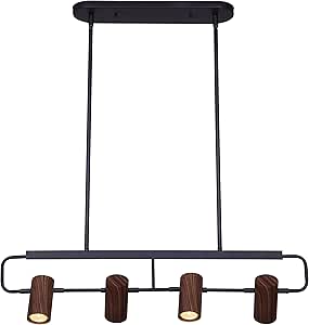 Canarm LEAL 4-Light Track Light | IST697B04BKW10- Brushed Nickel Directional Ceiling Lighting with Adjustable Heads