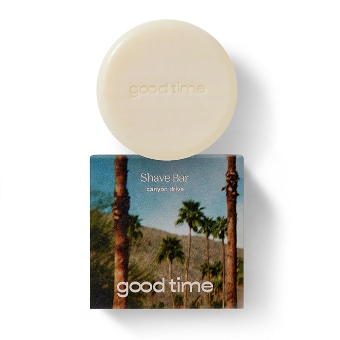 Good Time Shave Bar – Canyon Drive Scent, Moisturizing Shaving Soap (3.15 oz)