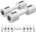 Navaris Adjustable Dumbbells Set – Compact Hand Weights for Women & Men with Non-Slip Grip (1kg–3.5kg Each)