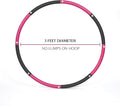 Fitness Hula Hoop for Adults – Weighted Exercise Hoop for Waist Slimming, Core Workout & Home Fitness