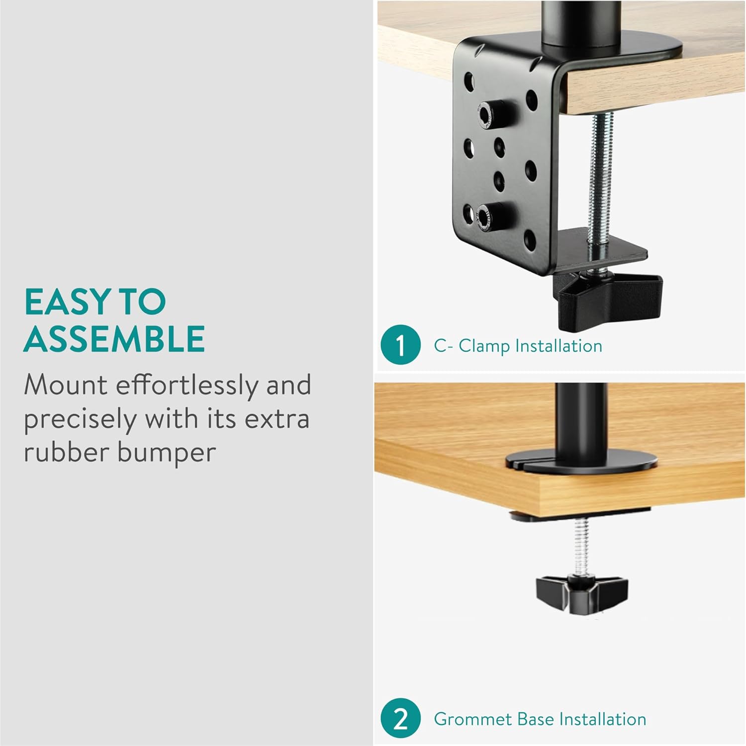 Navaris bamboo book stand with adjustable clamp holder for reading books sheet music tablets and e-readers