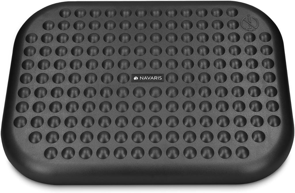 Navaris adjustable ergonomic under desk foot rest for office and home