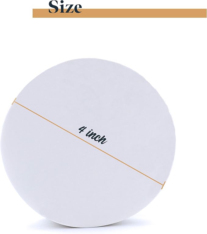 GOURMEO Non-Adhesive Siliconised Burger Paper – 11cm Round Greaseproof Food Wrapping Sheets
