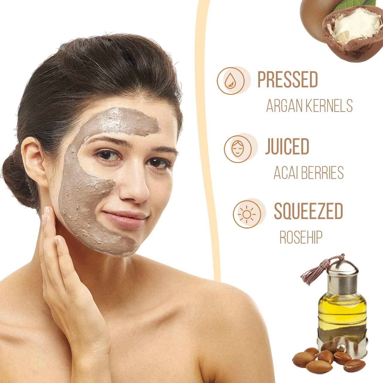 Montagne Jeunesse 7th Heaven Argan Mud Face Mask – Balancing & Nourishing (175g)