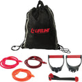 Lifeline Variable Resistance Trainer Kit – Adjustable Resistance Bands Set with Handles, Door Anchor & Carry Bag