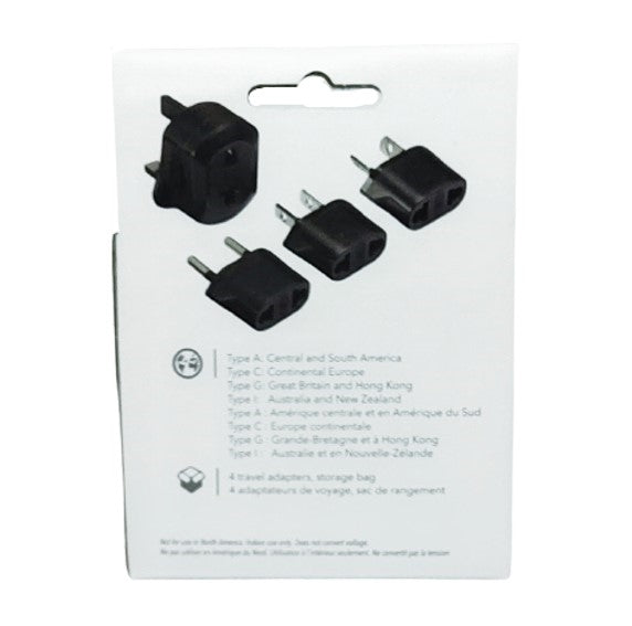 VITAL Four Travel Adapter Set
