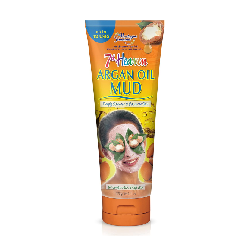 Montagne Jeunesse 7th Heaven Argan Mud Face Mask – Balancing & Nourishing (175g)