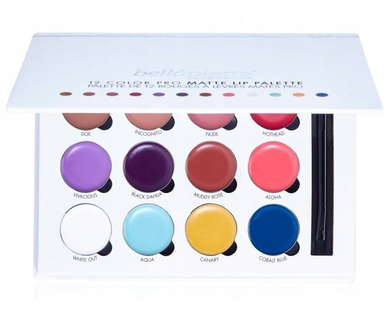 Bellapierre Cosmetics 12 Color PRO Matte Lip Palette