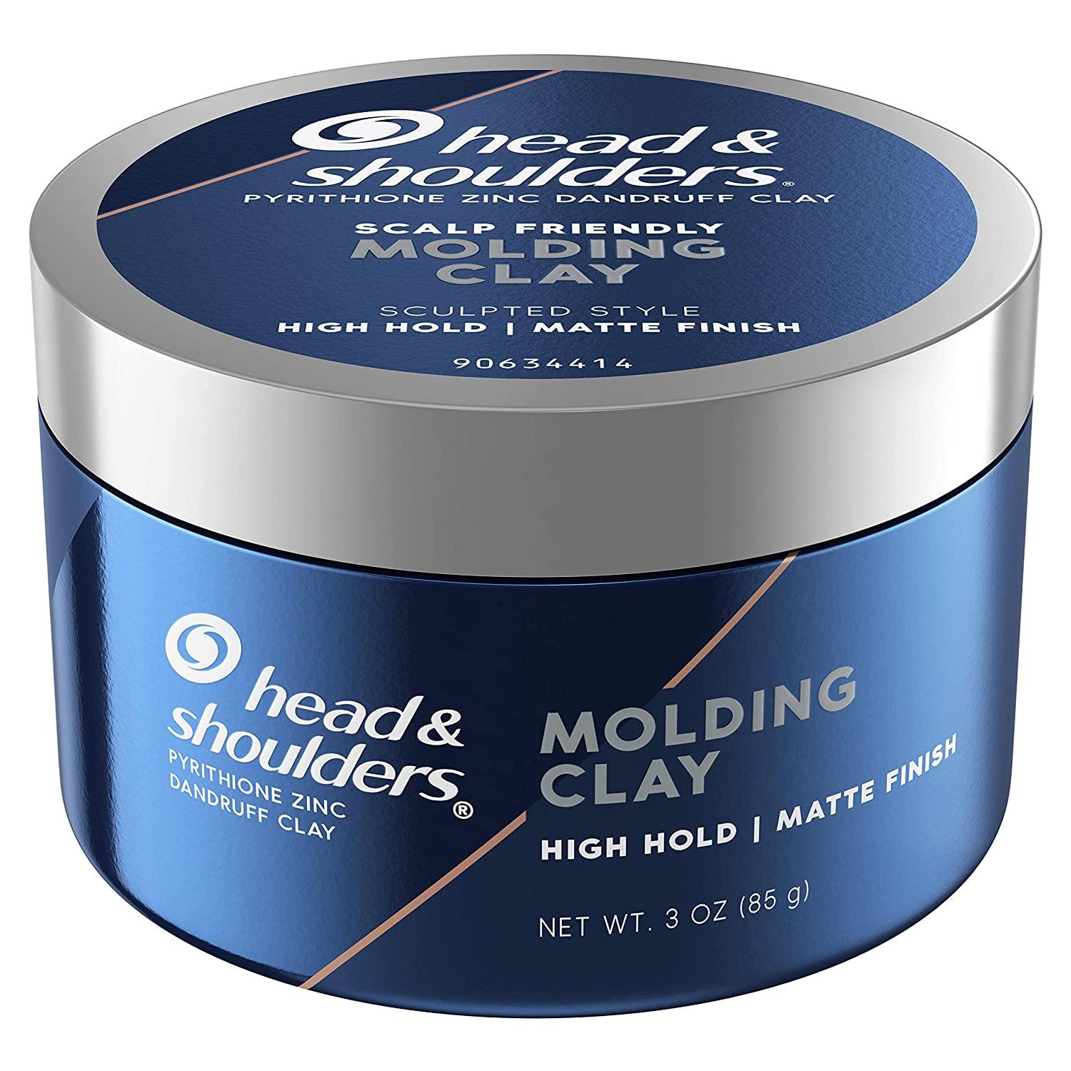 Head & Shoulders Molding Clay – High Hold Matte Finish Hair Styling Clay (3 oz / 85g)
