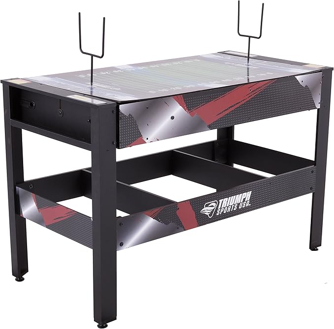 Triumph 48” 4-in-1 Rotating Game Table – Air Hockey, Billiards, Table Tennis & Football