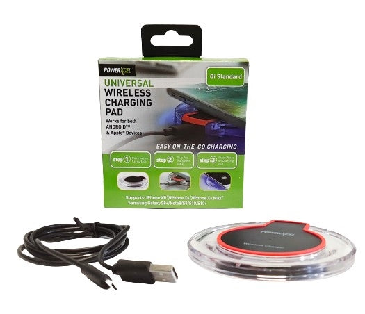 PowerXcel Universal Wireless Charging Pad (QI Standard)
