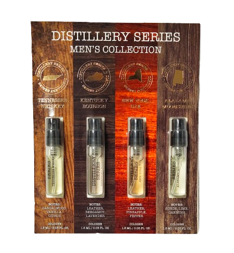 Distillery Series Men's 4-Piece Mini Cologne Gift Set