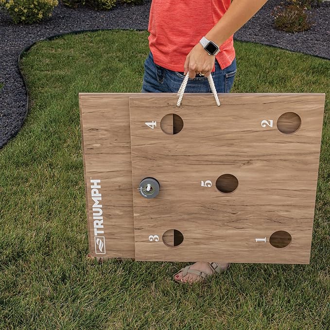 Triumph Original Washer Toss Game Set – Portable Outdoor Toss Game with Targets & Washers