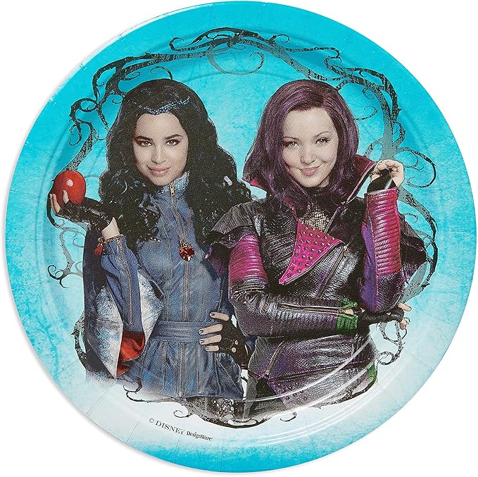 Disney Descendants Party Plates – 6 Pack (8")