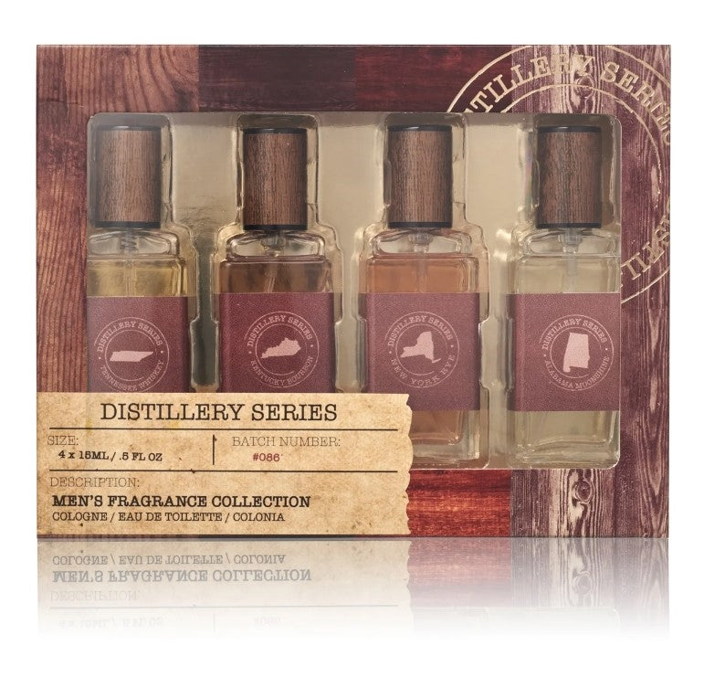 Distillery Series Men's 4-Piece Mini Cologne Gift Set