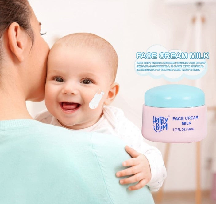 HAPPY BUM Baby Bath Gift Set for Girl or Boy, 5 Pcs