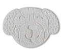 Dexypaws Dog Head Enrichment Lick Mat – White