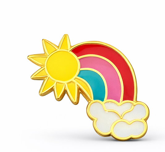 Pride Enamel Pins – Rainbow & Love Design Lapel Pins | LGBTQ+ Support Pins (Assorted Styles)