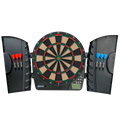 Unicorn ELX300 Electronic Dartboard Cabinet Set with LCD Display & Soft Tip Darts