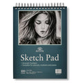 ArtNFly Spiral Bound Sketch Pad, 9 x 12 Inch, 100 Sheets, Smooth Acid-Free Drawing Paper, 70 lb Weight, Ideal for Pencil, Pen & Marker Sketching for Artists, Adults & Kids