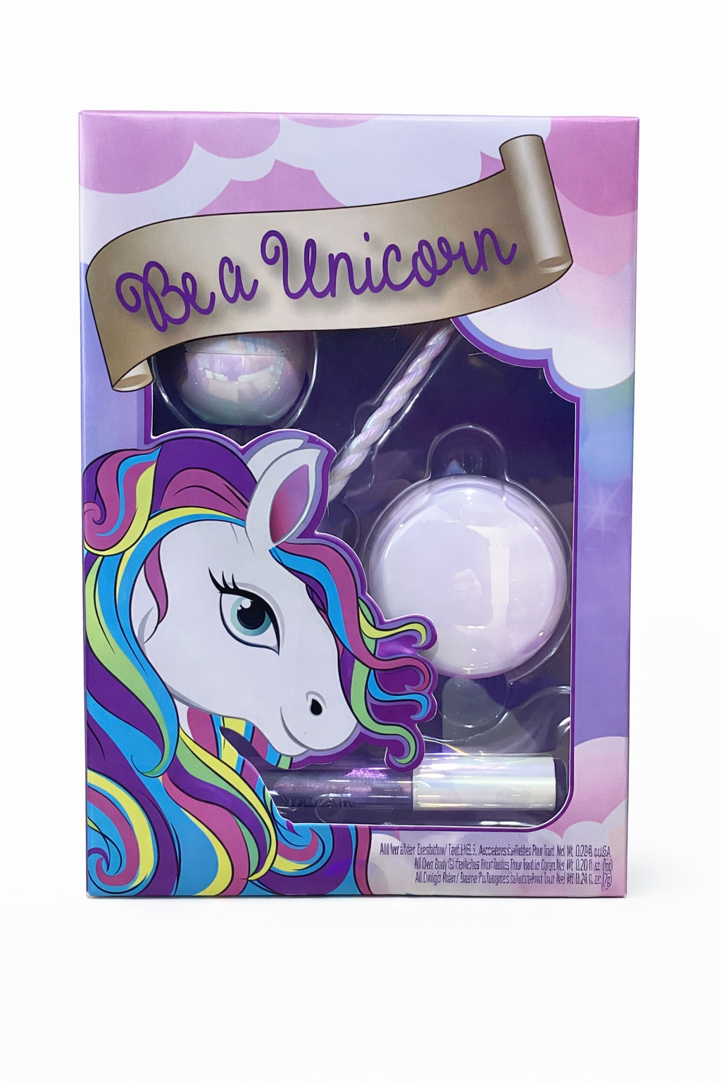 Be a Unicorn Kids Beauty Gift Set – Lip Gloss, Accessories & Fun Makeup Kit
