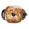 Bella Electric Ceramic Titanium Skillet – Nonstick Frying Pan with Glass Lid | Model 14607