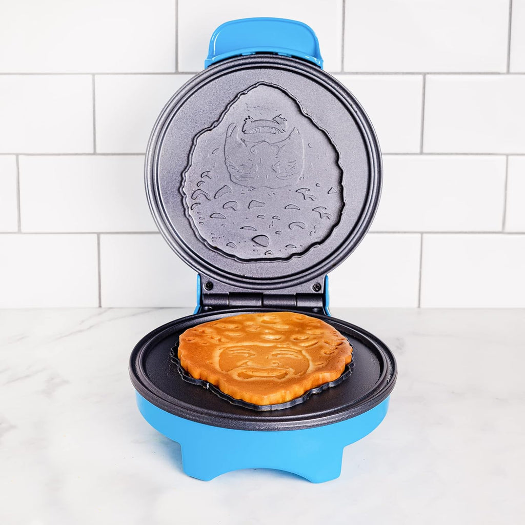 Bob Ross Waffle Maker – Non-Stick Electric Waffle Iron | Fun Breakfast Appliance (Official Design)