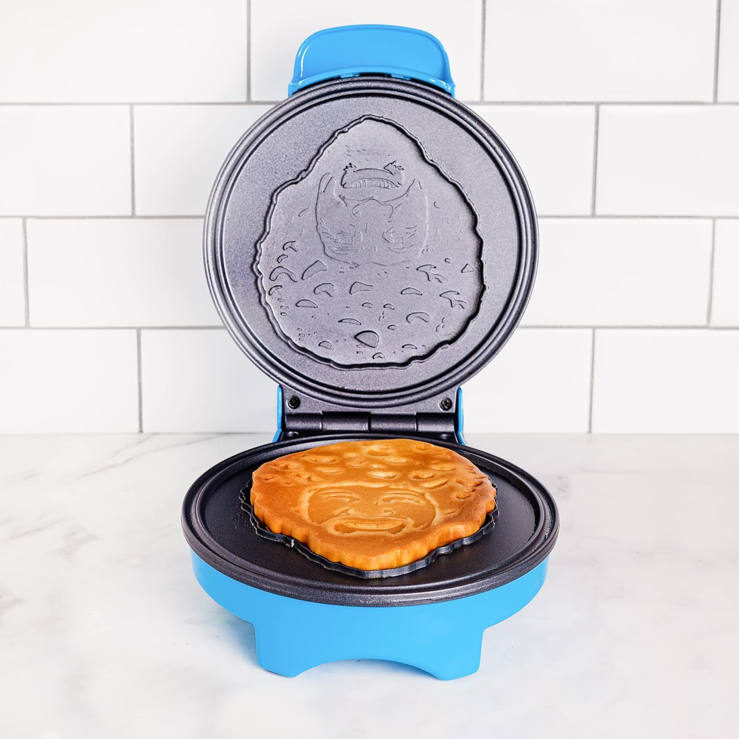 Bob Ross Waffle Maker – Non-Stick Electric Waffle Iron | Fun Breakfast Appliance (Official Design)