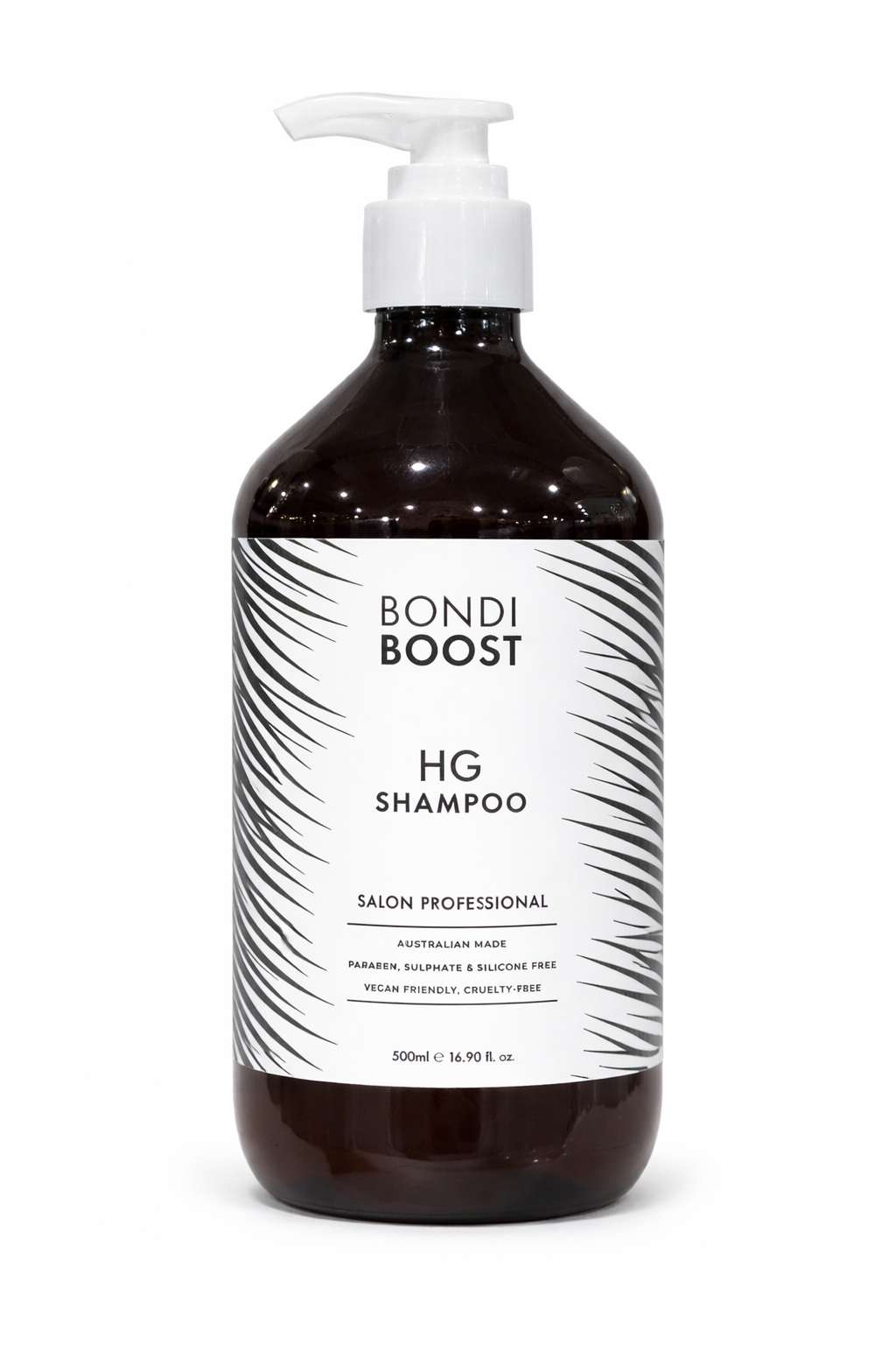 Bondi Boost HG Shampoo – Salon Professional Hair Growth Formula, Sulphate, Paraben & Silicone Free, Vegan & Cruelty-Free, 500 ml (16.9 FL OZ)
