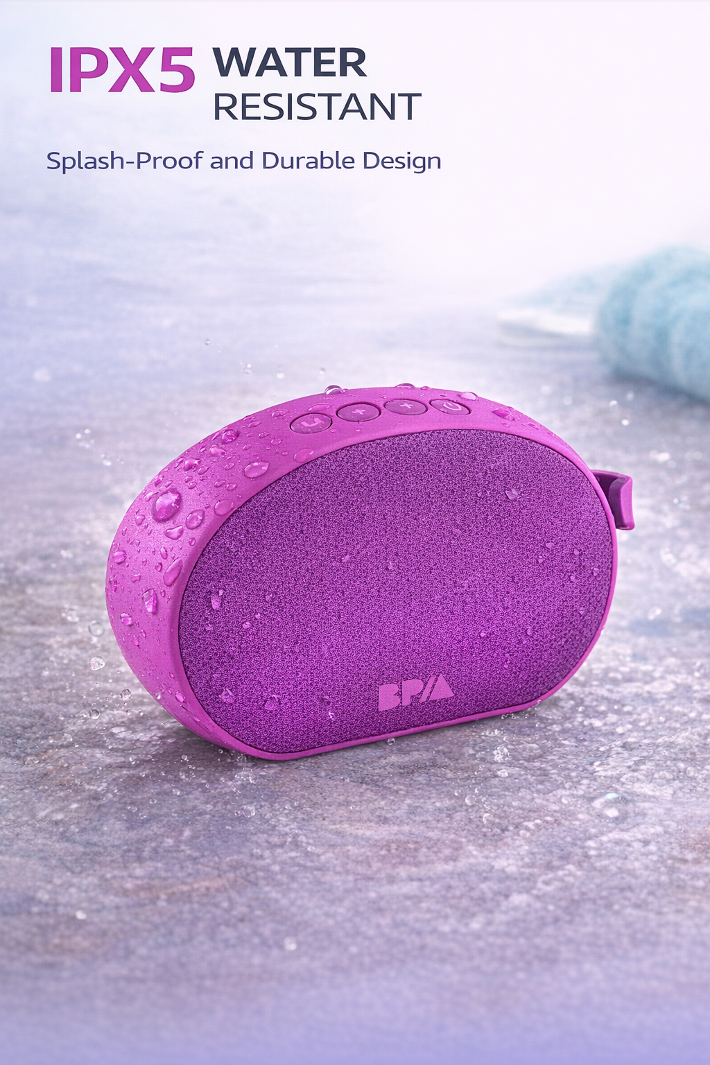 BPM Portable Bluetooth Speaker – Wireless Fashion Speaker with Hands-Free Calling | Model BPM-SP220U