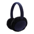 Brook + Bay Kids Plush Animal Earmuffs - Cozy Winter Ear Warmers for Boys & Girls - Navy Blue