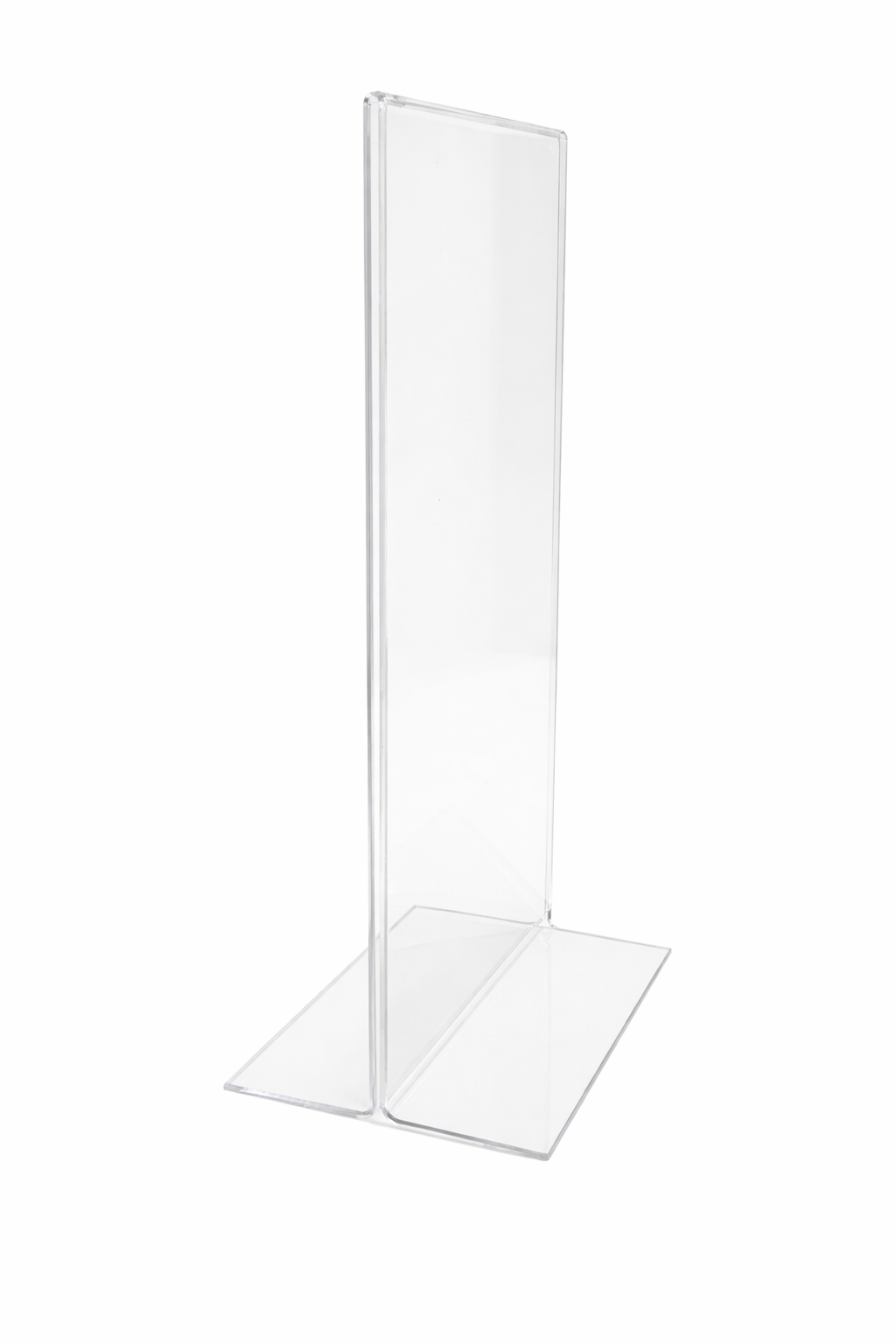 Clear Acrylic Menu Tent Sign Holder – 4" x 8" Double-Sided Table Display Stand