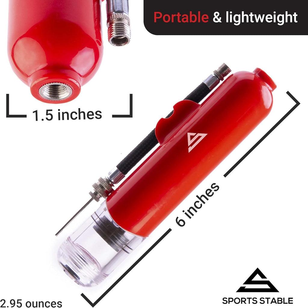 Daisy Dual Action Ball Pump – High Efficiency Hand Pump for Sports Balls (Basketball, Soccer, Volleyball)