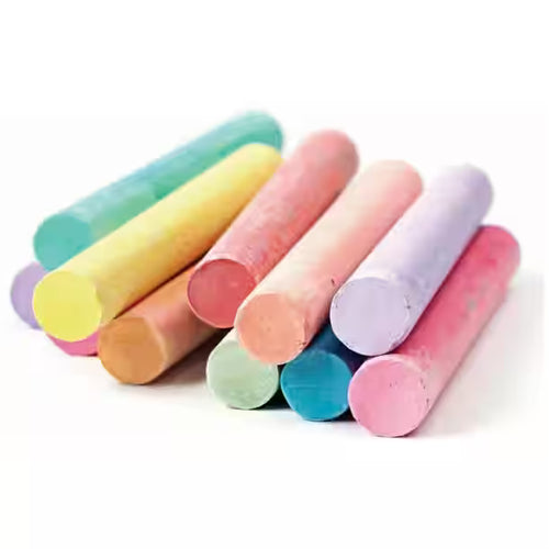 Anker Art Jumbo Sidewalk Chalk – 20 Washable Non-Toxic Color Chalks
