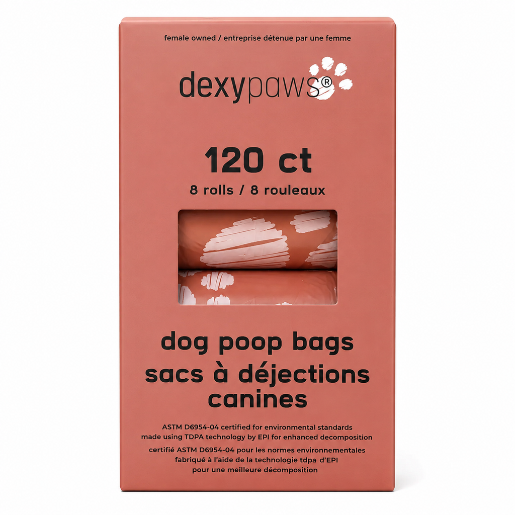 Dexypaws Brown Dog Poop Bags – 120 Count